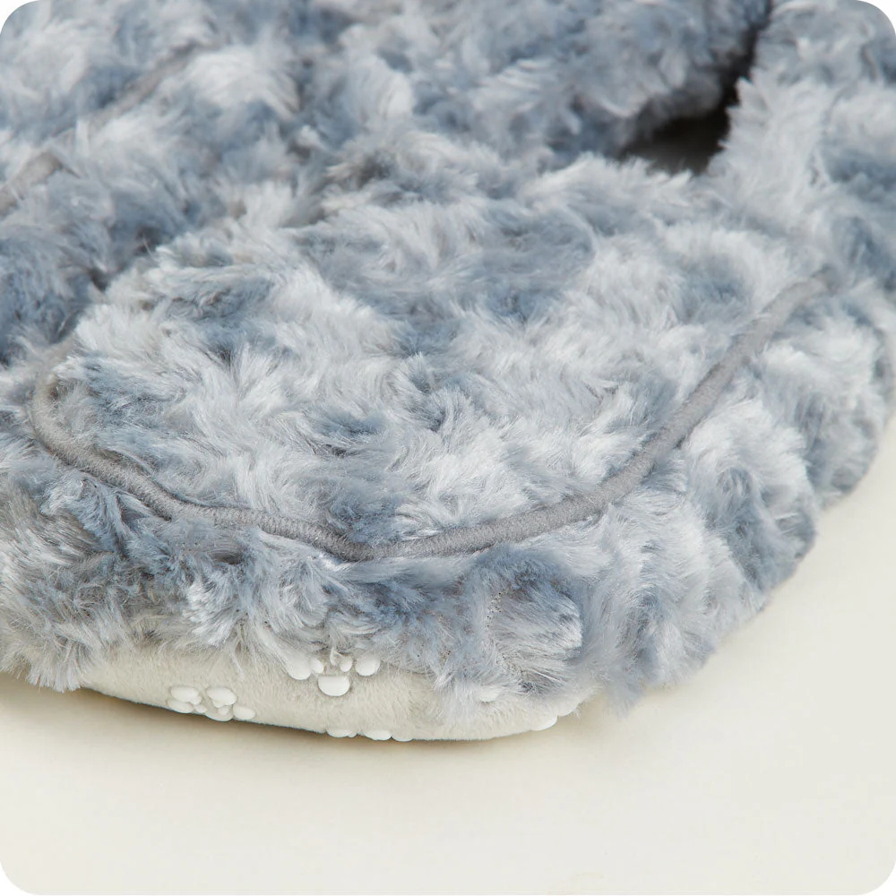 Curly Gray Slippers Warmies® - Image 3
