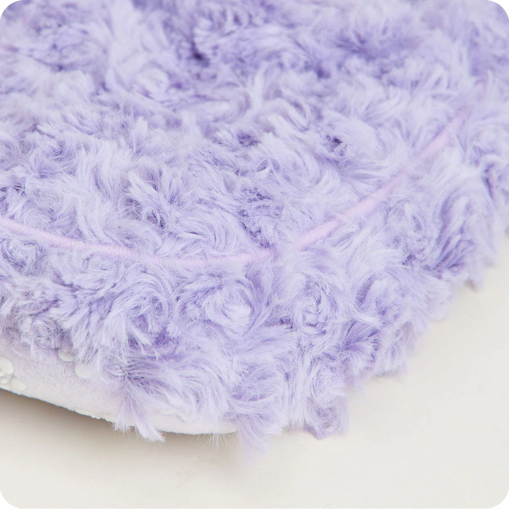 Curly Purple Slippers Warmies® - Image 3