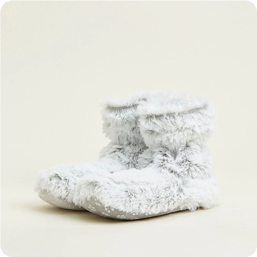 Marshmallow Gray Boots Warmies® - Image 6