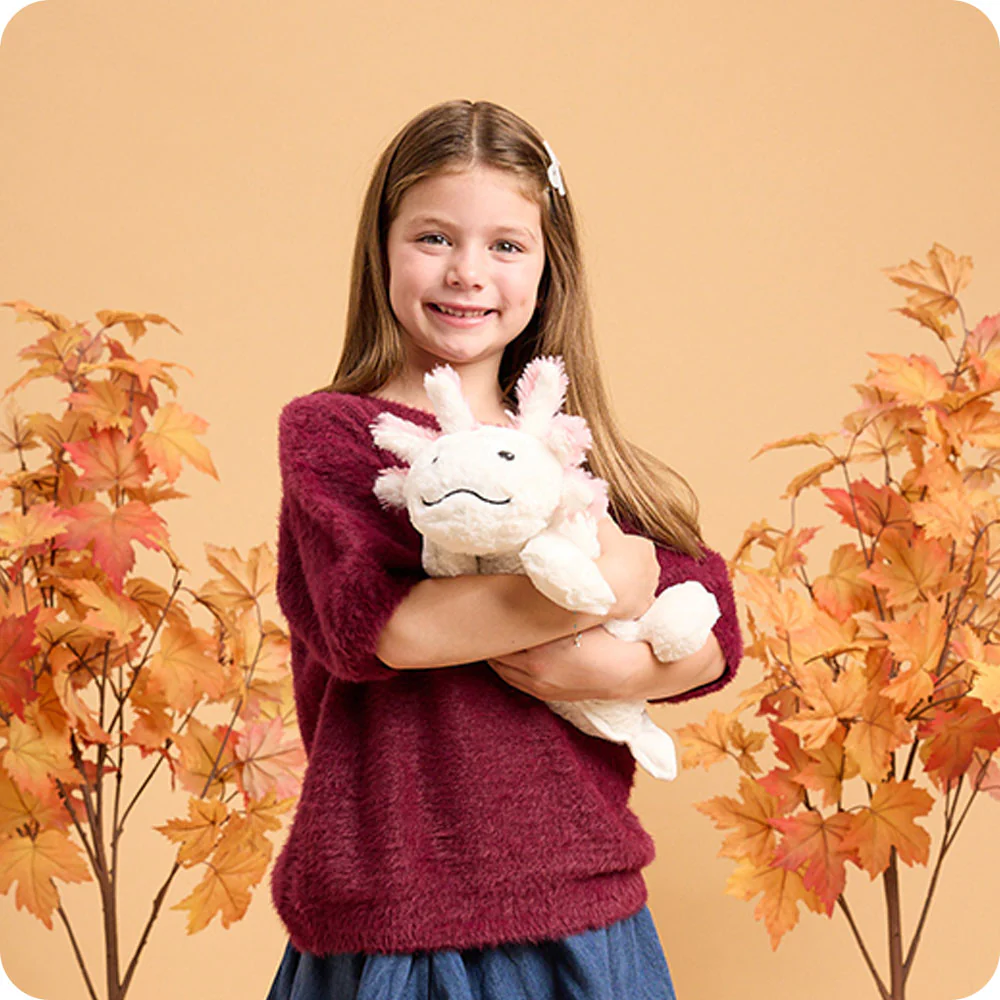 White Axolotl Warmies - Image 3