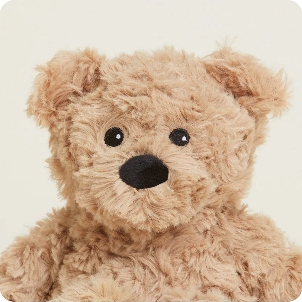 Brown Curly Bear Warmies Junior - Image 2