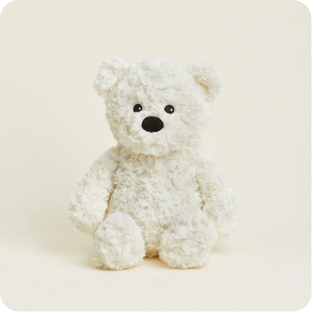 Cream Curly Bear Warmies