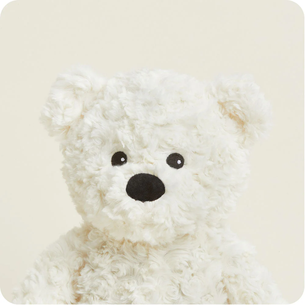 Cream Curly Bear Warmies - Image 4