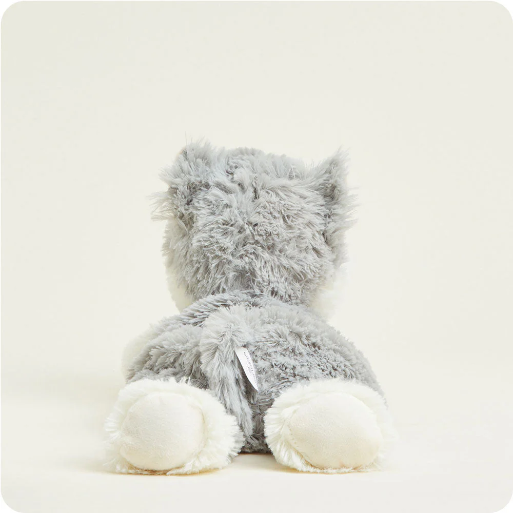 Laying Down Gray Cat Warmies - Image 4