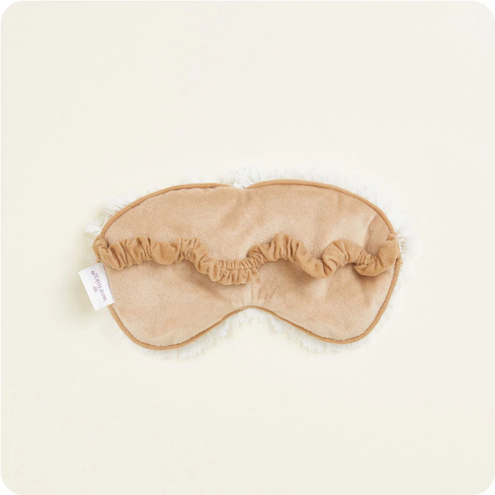 Marshmallow Brown Eye Mask Warmies - Image 3