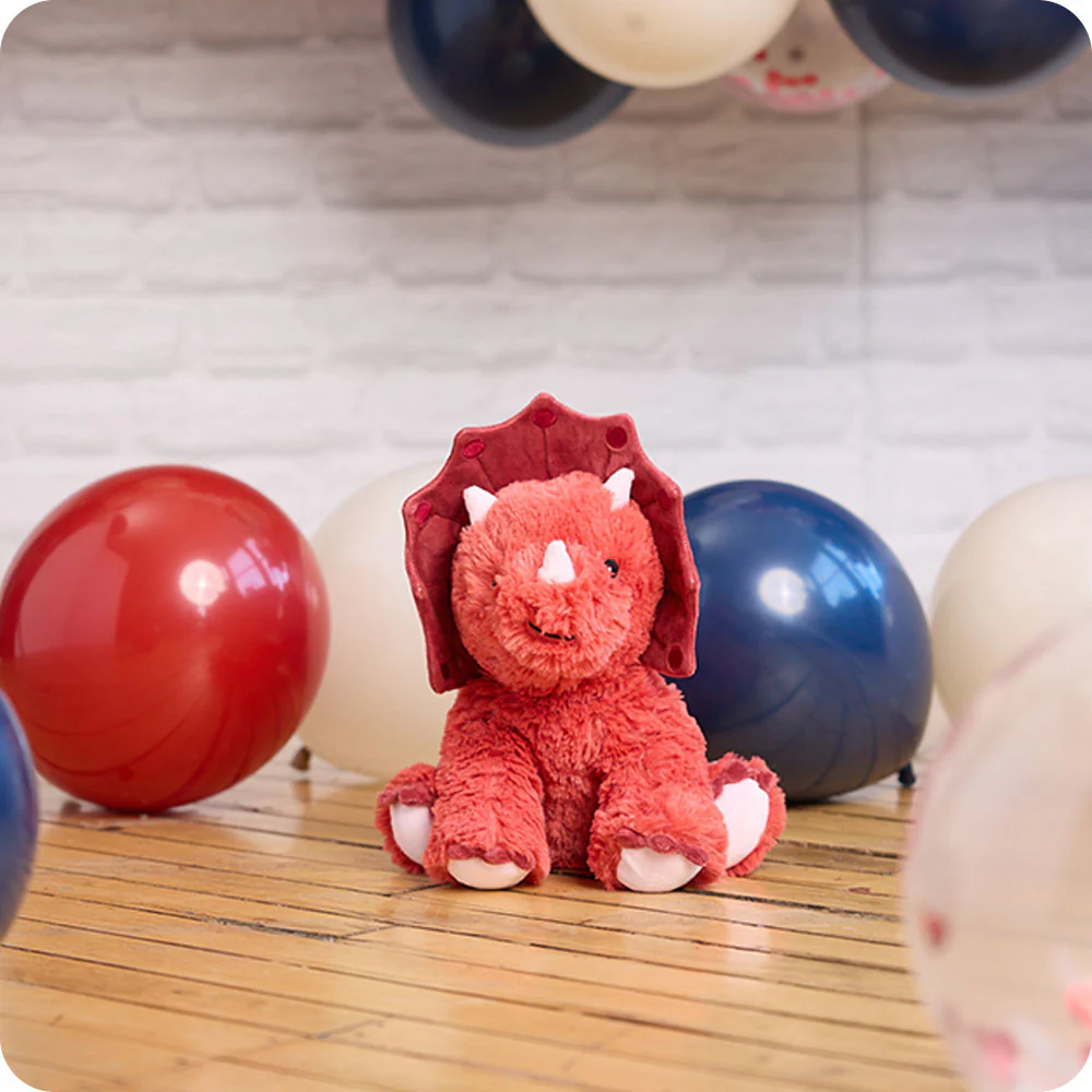 Red Triceratops Warmies - Image 4